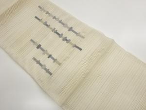 絽抽象模様織り出し名古屋帯